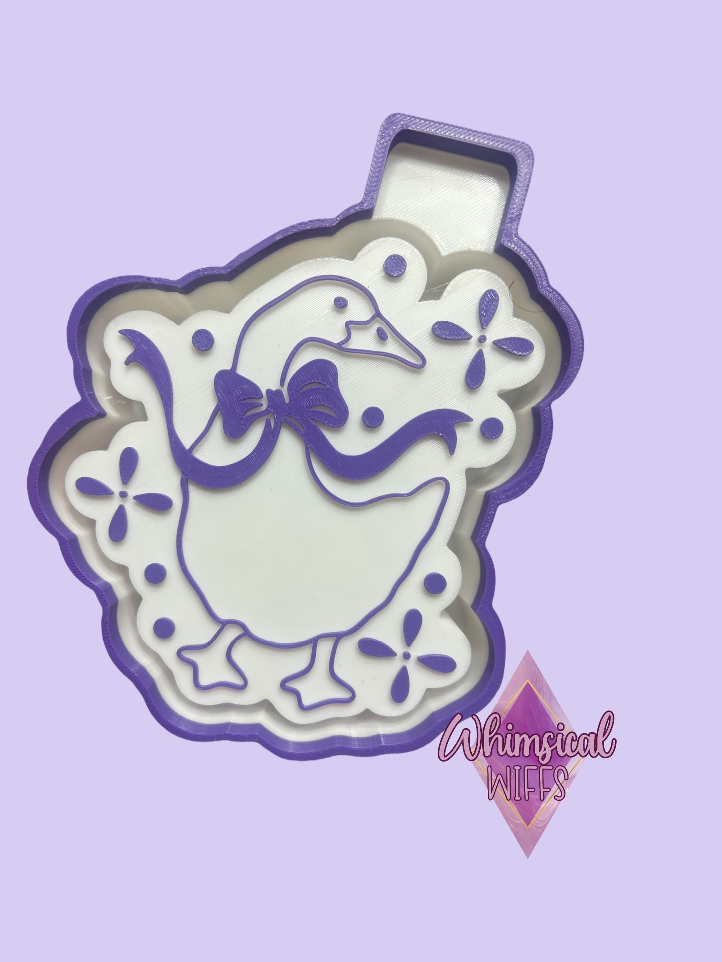 Goose with bow Mold