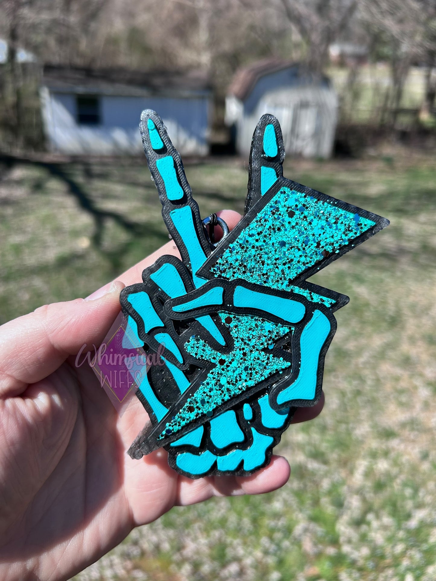 Skelly with lightning Bolt Freshie