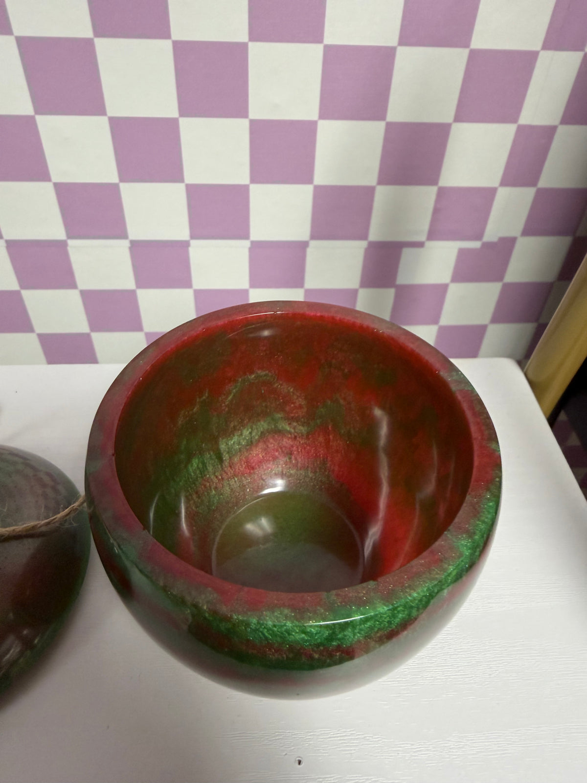 Resin Apple Jar
