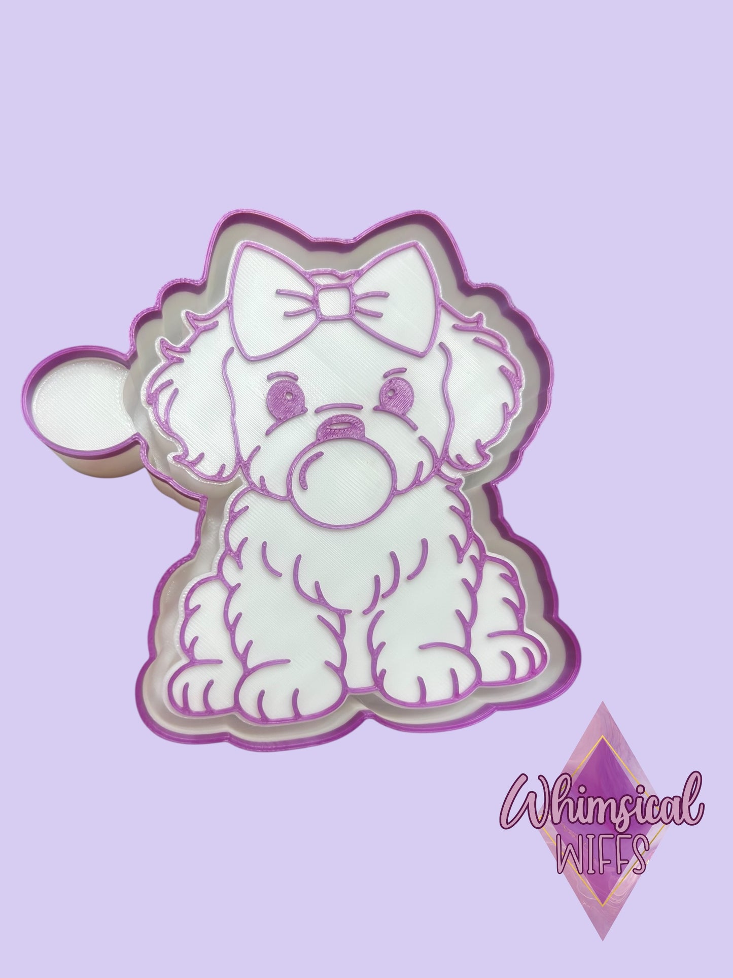 Doodle blowing bubble Mold