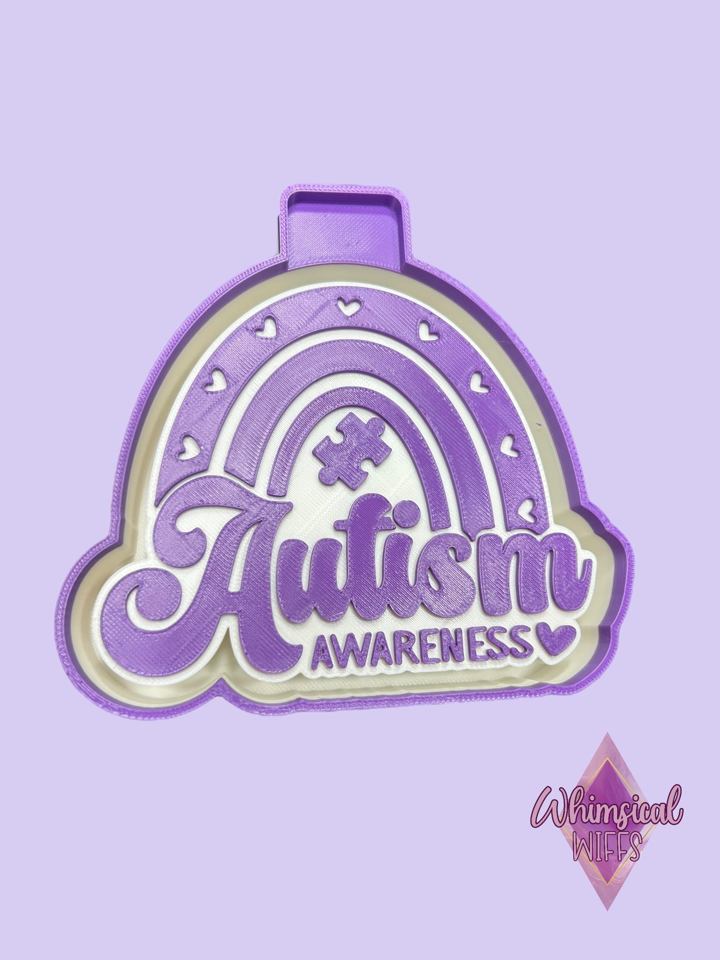 Autism awareness rainbow Mold