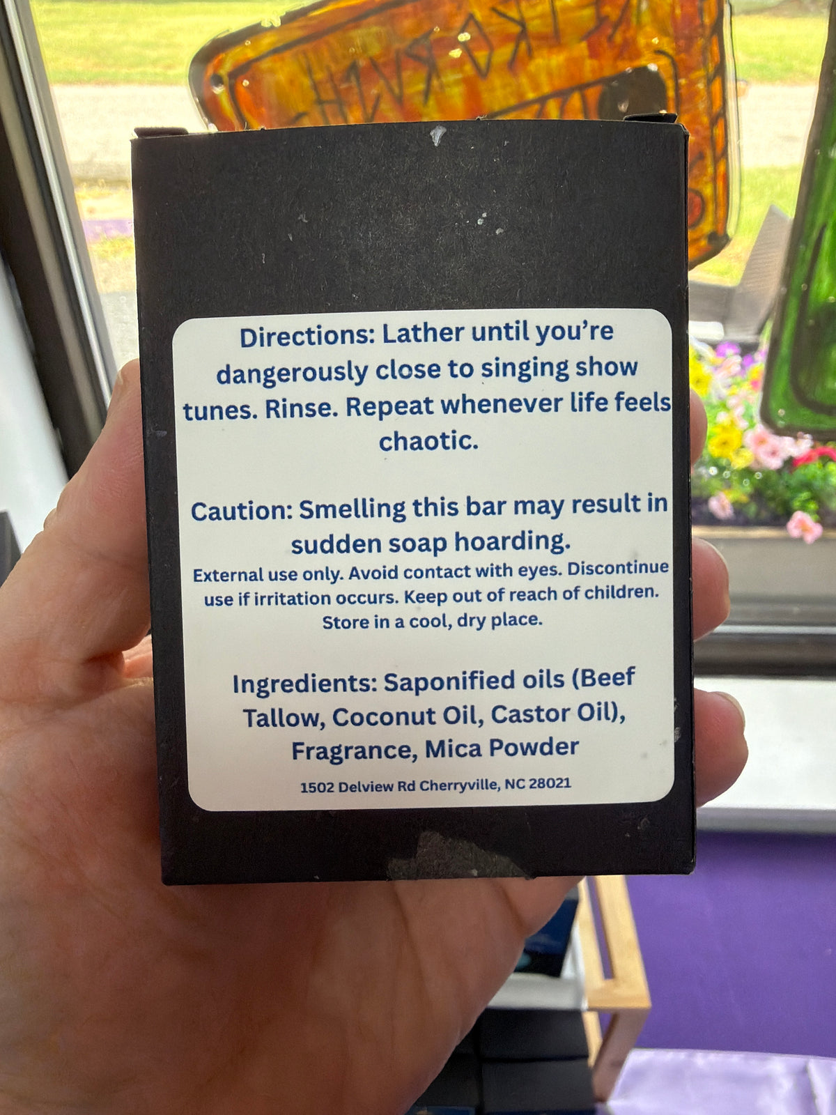 Held in Linen Handmade Soap