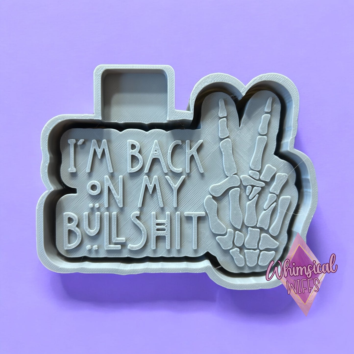 Back on my BS Mold with skelly peace sign