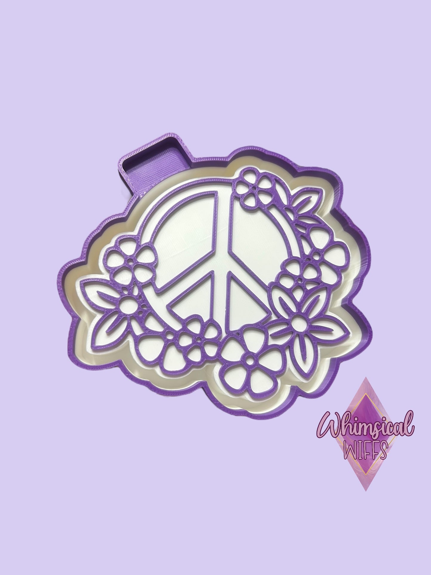 Floral Peace Sign Mold