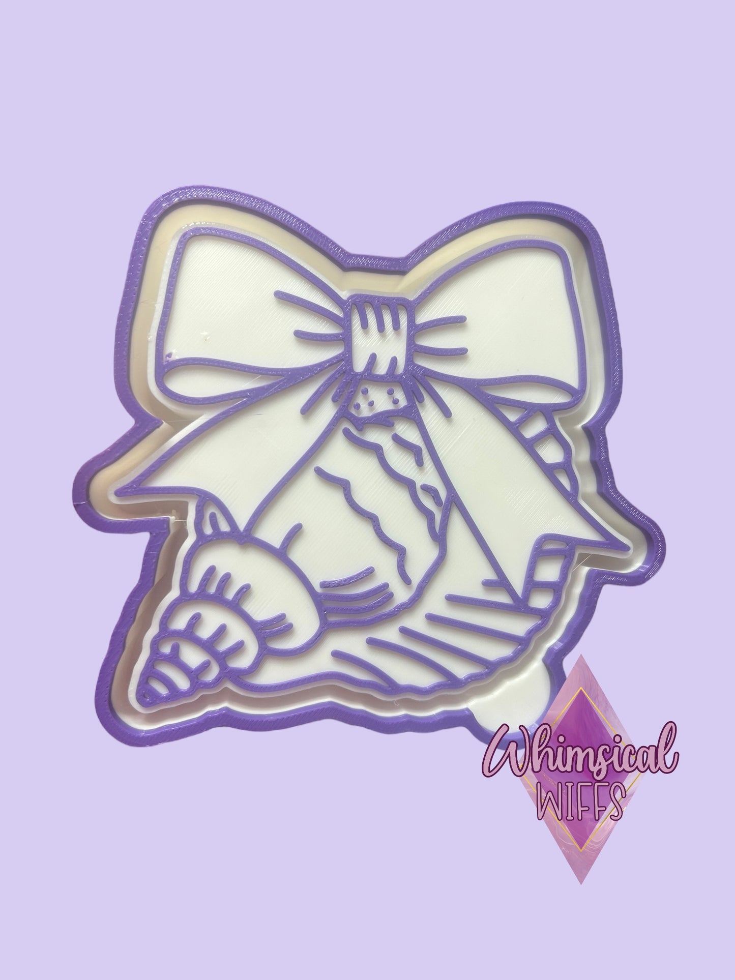 Seashell with Bow mold