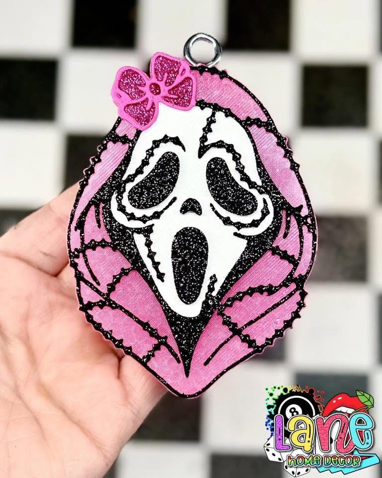Patchwork Ghostface wth bow Mold