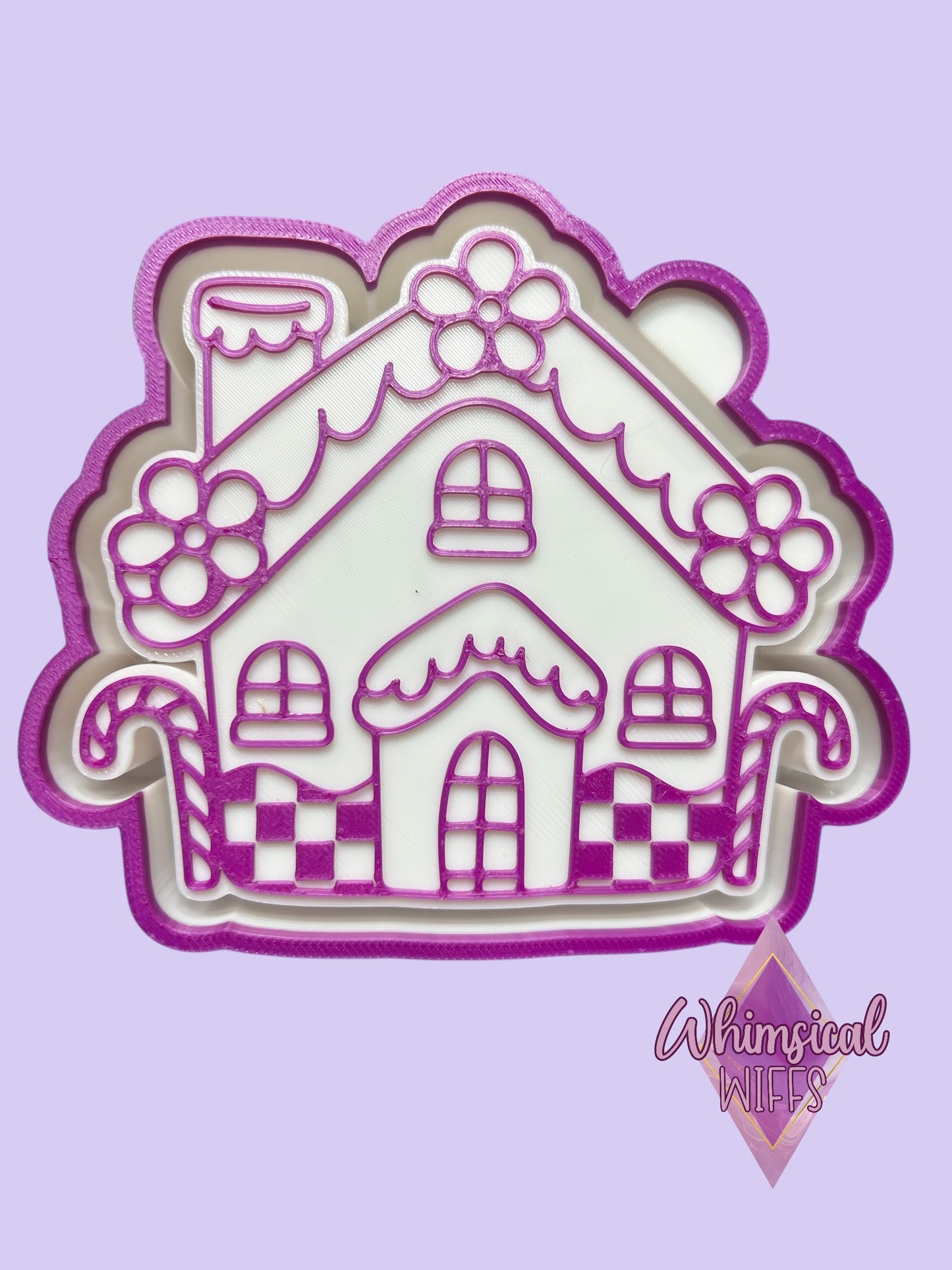 Checkerboard Gingerbread House Mold