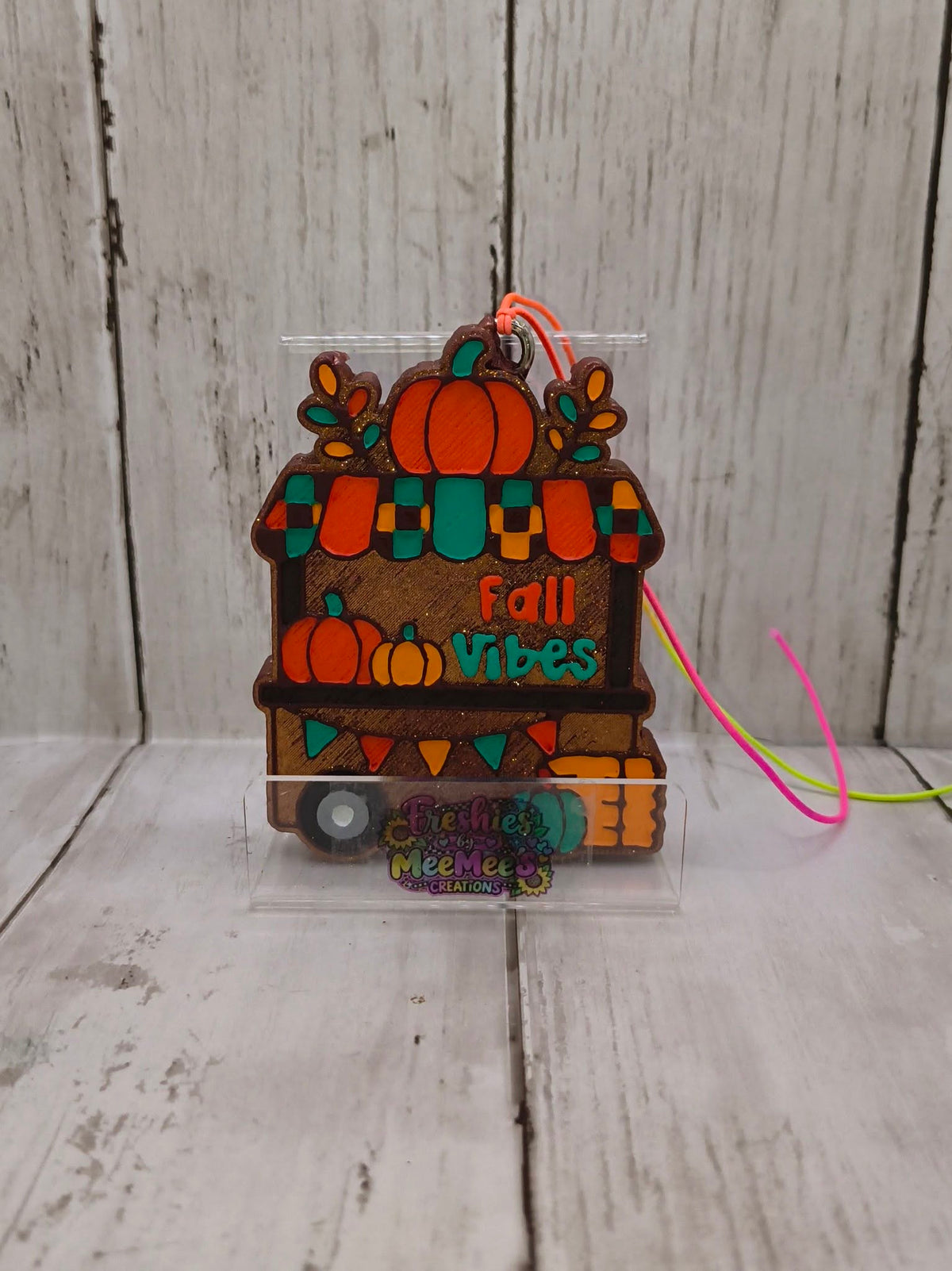 Decorated Fall Vibes Truck freshie example.