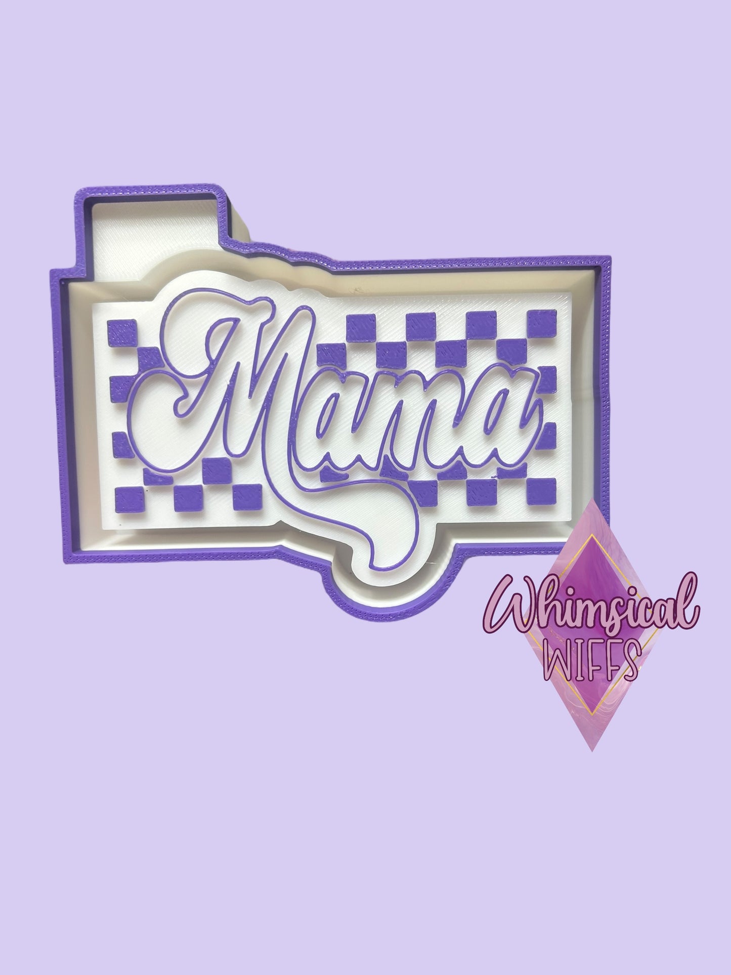 Checkerboard Mama Rectangle Mold