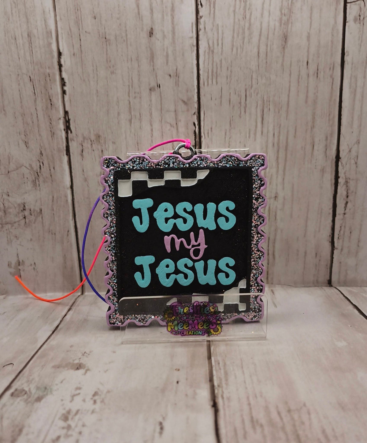 Decorated Jesus my Jesus freshie example.
