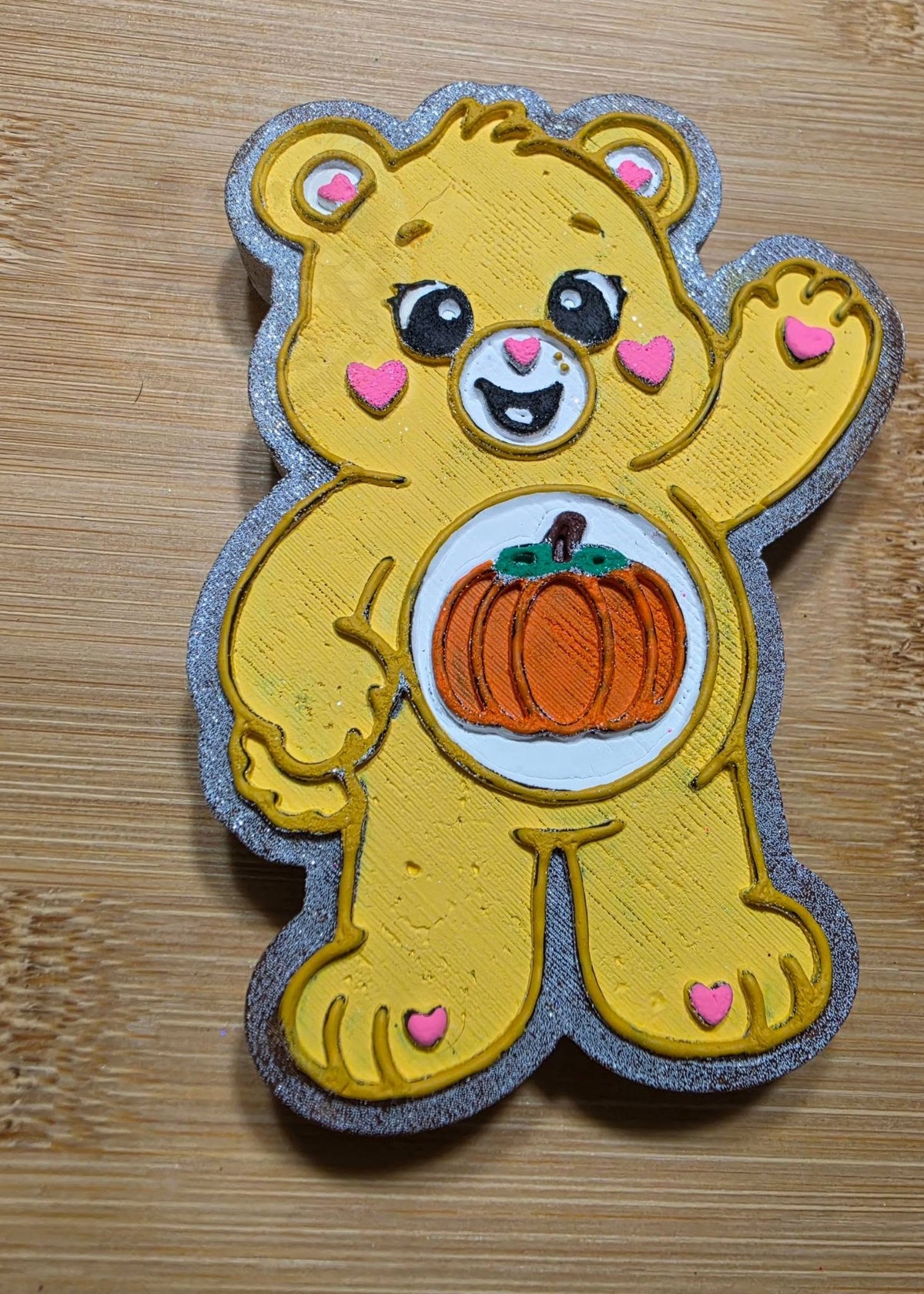 Decorated Pumpkin Caring Bear freshie example.