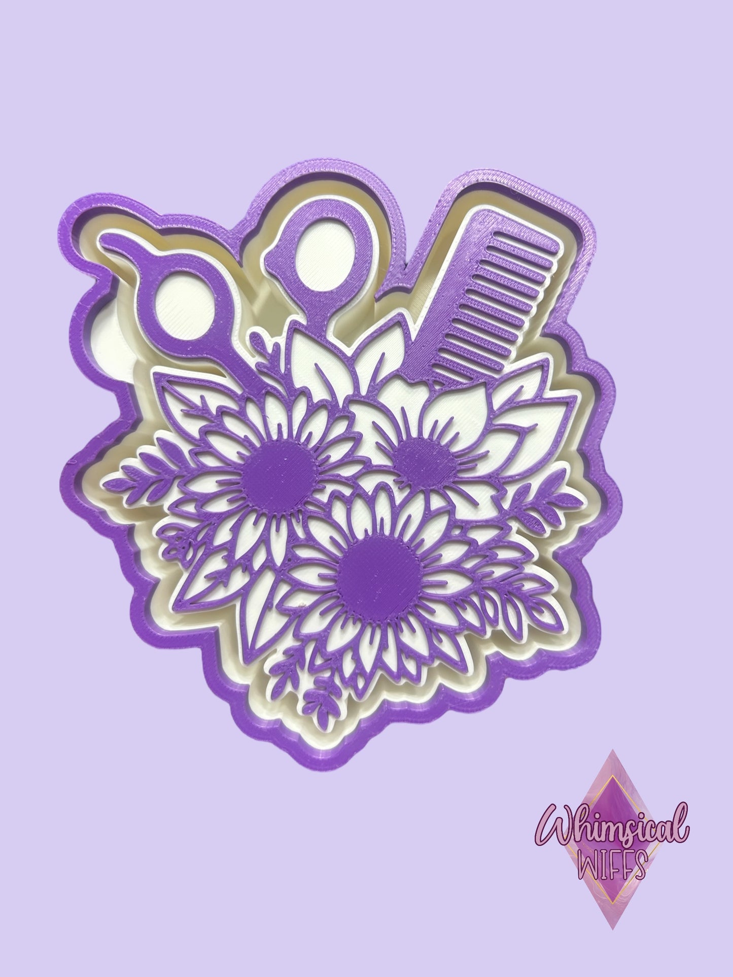 Floral hair stylist Mold
