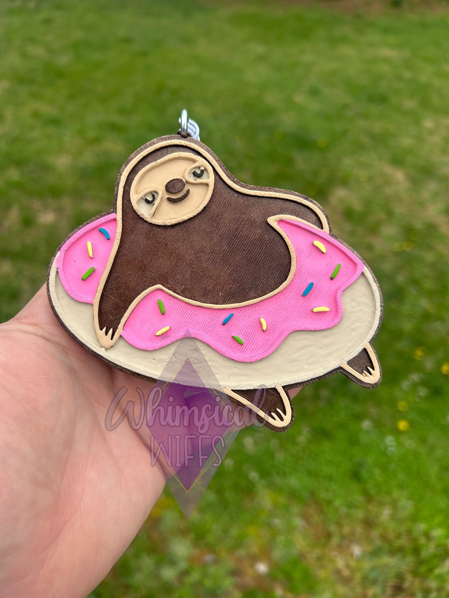 Sloth in donut floatie Mold