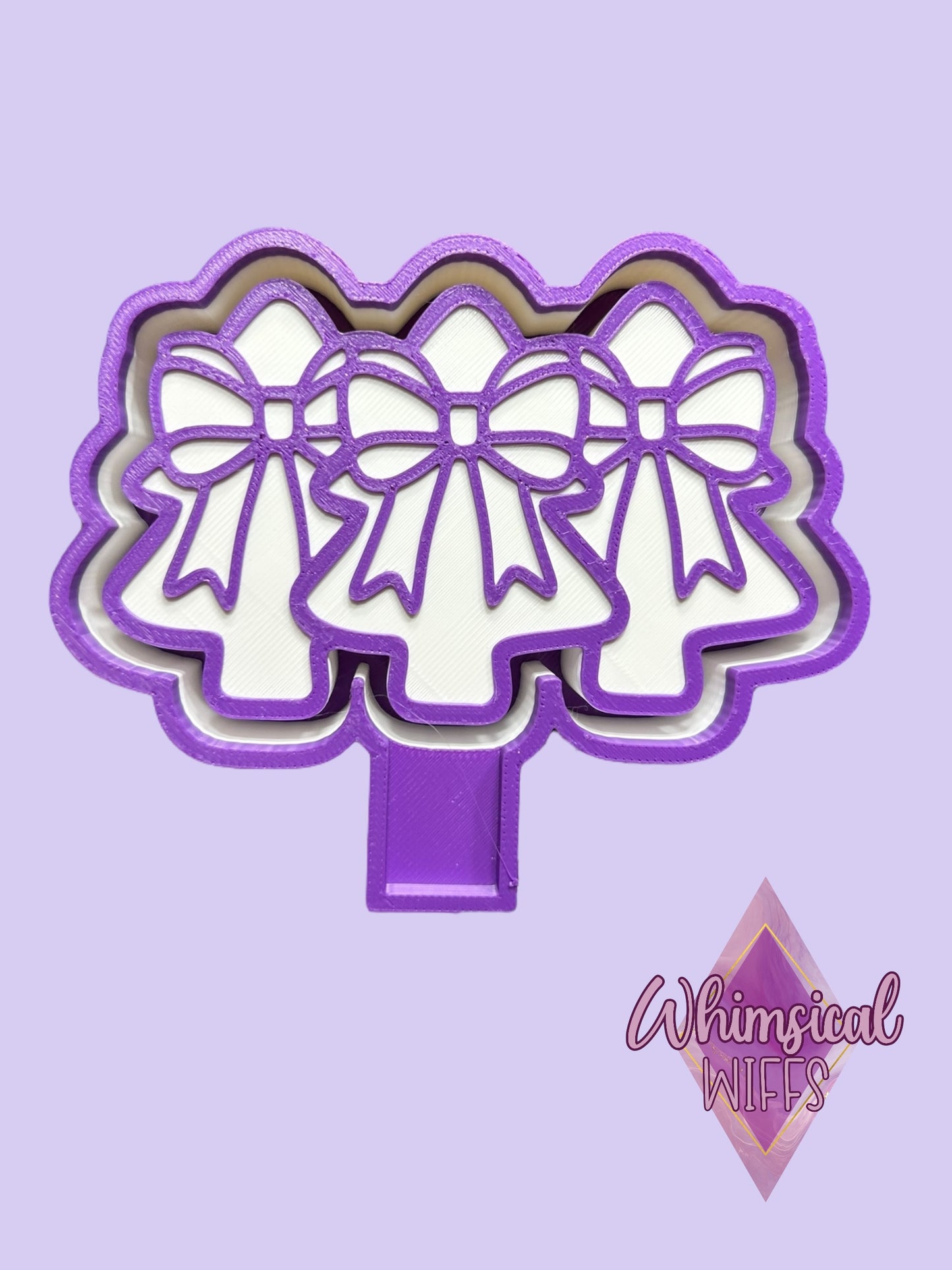 3 trees with Bows Mold
