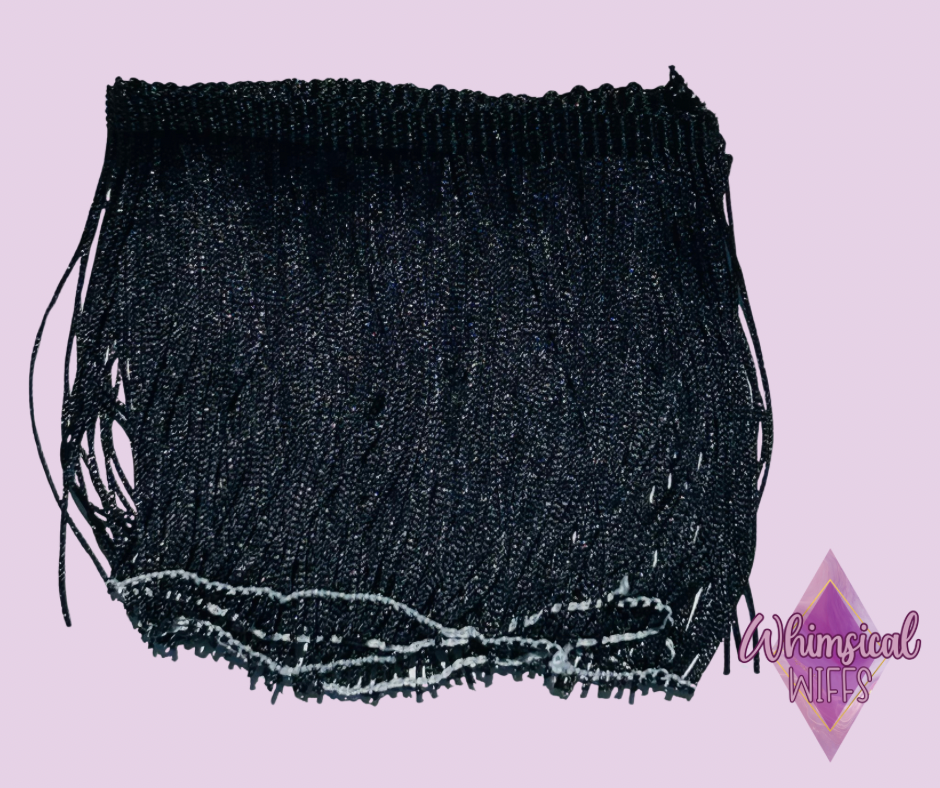 “Midnight Sugar” 4” Fringe