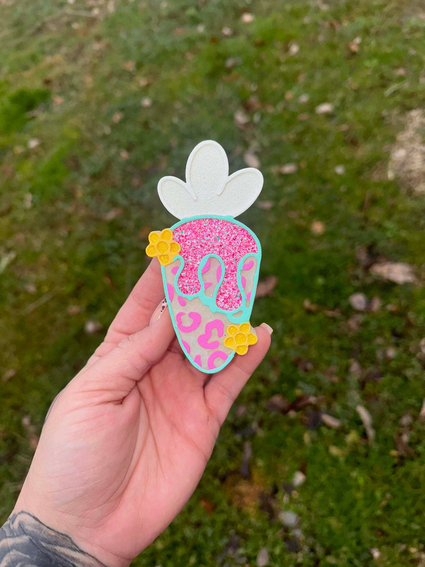 Leopard Print Carrot Mold