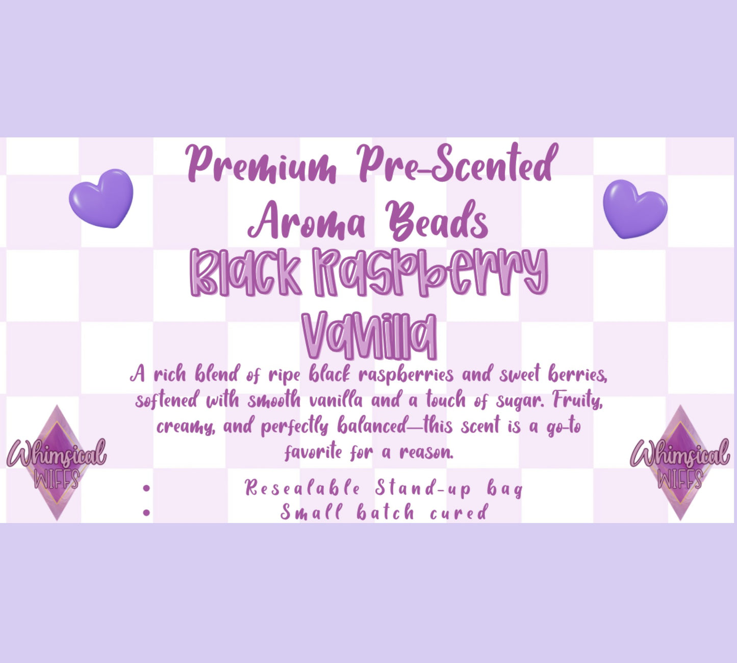 Black Raspberry Vanilla Prescented Aroma Beads