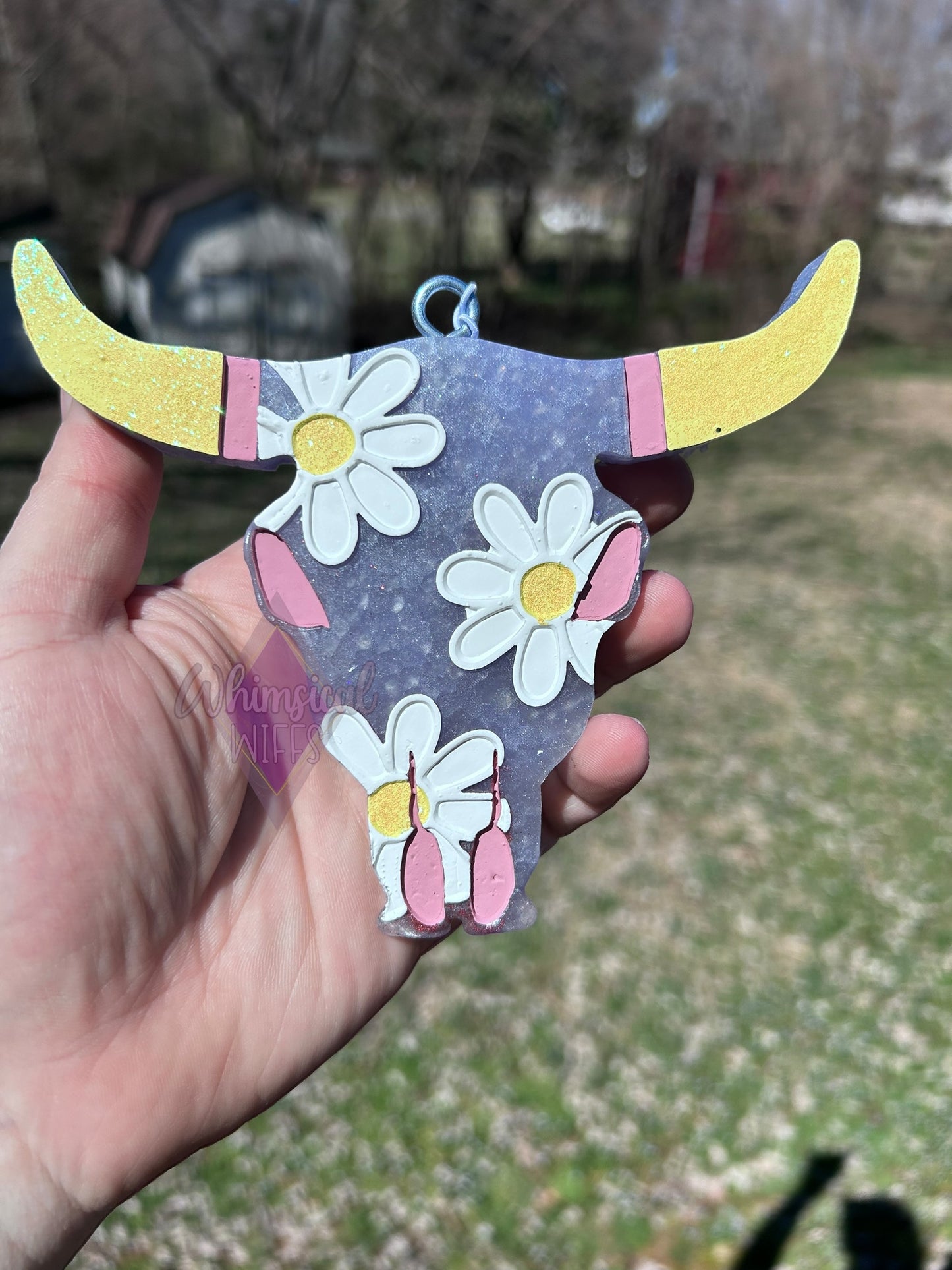 Daisy Bull Skull Freshie