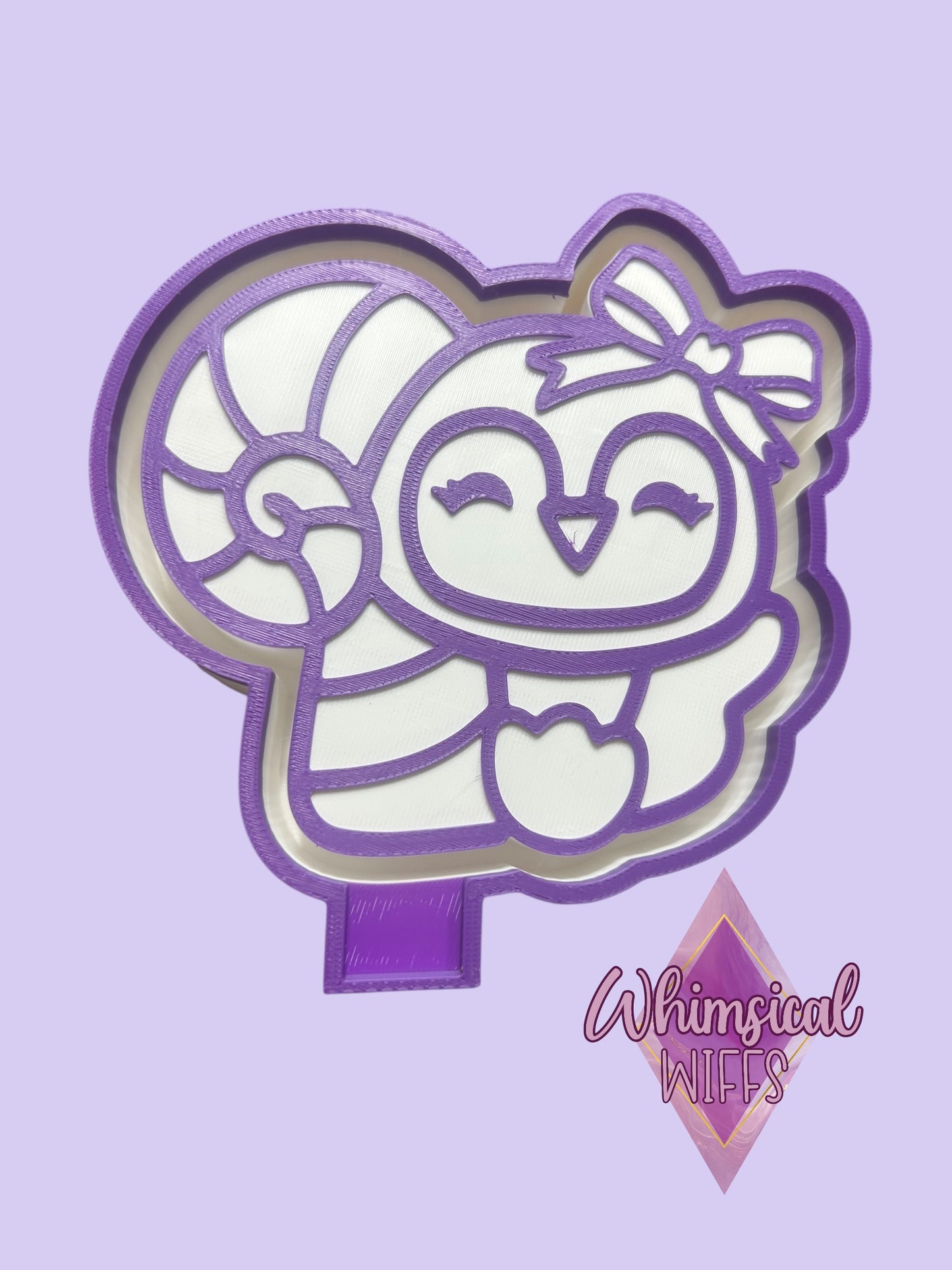 Candy Cane Penguin Mold