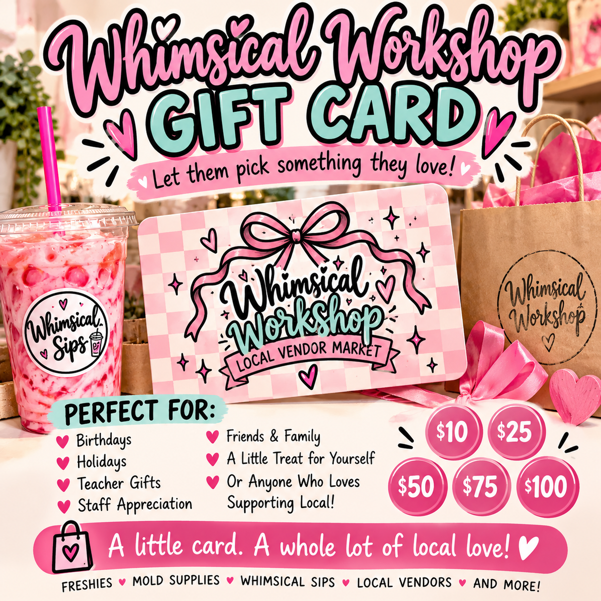 Whimsical Workshop Gift Card