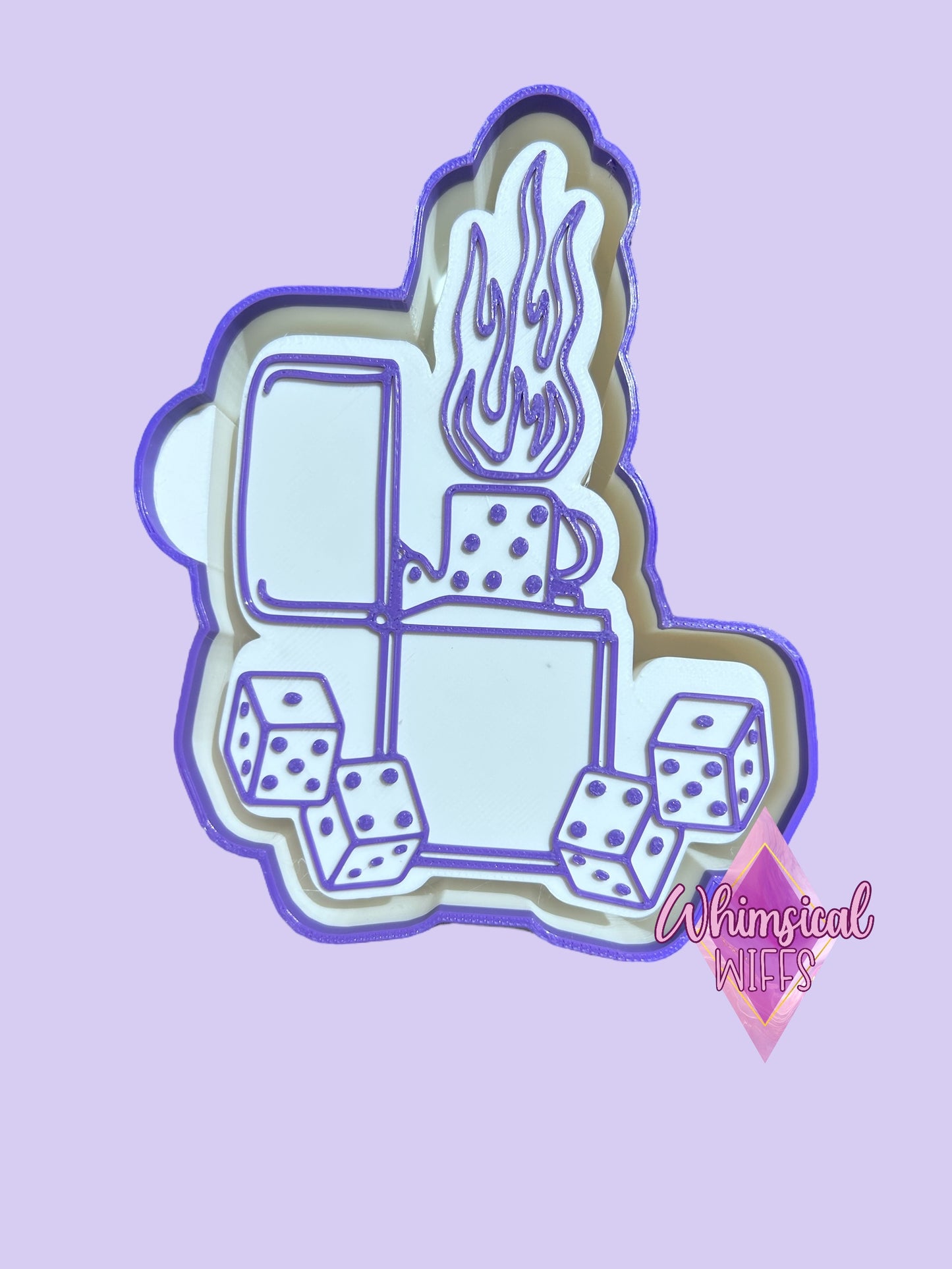 Lighter with dice