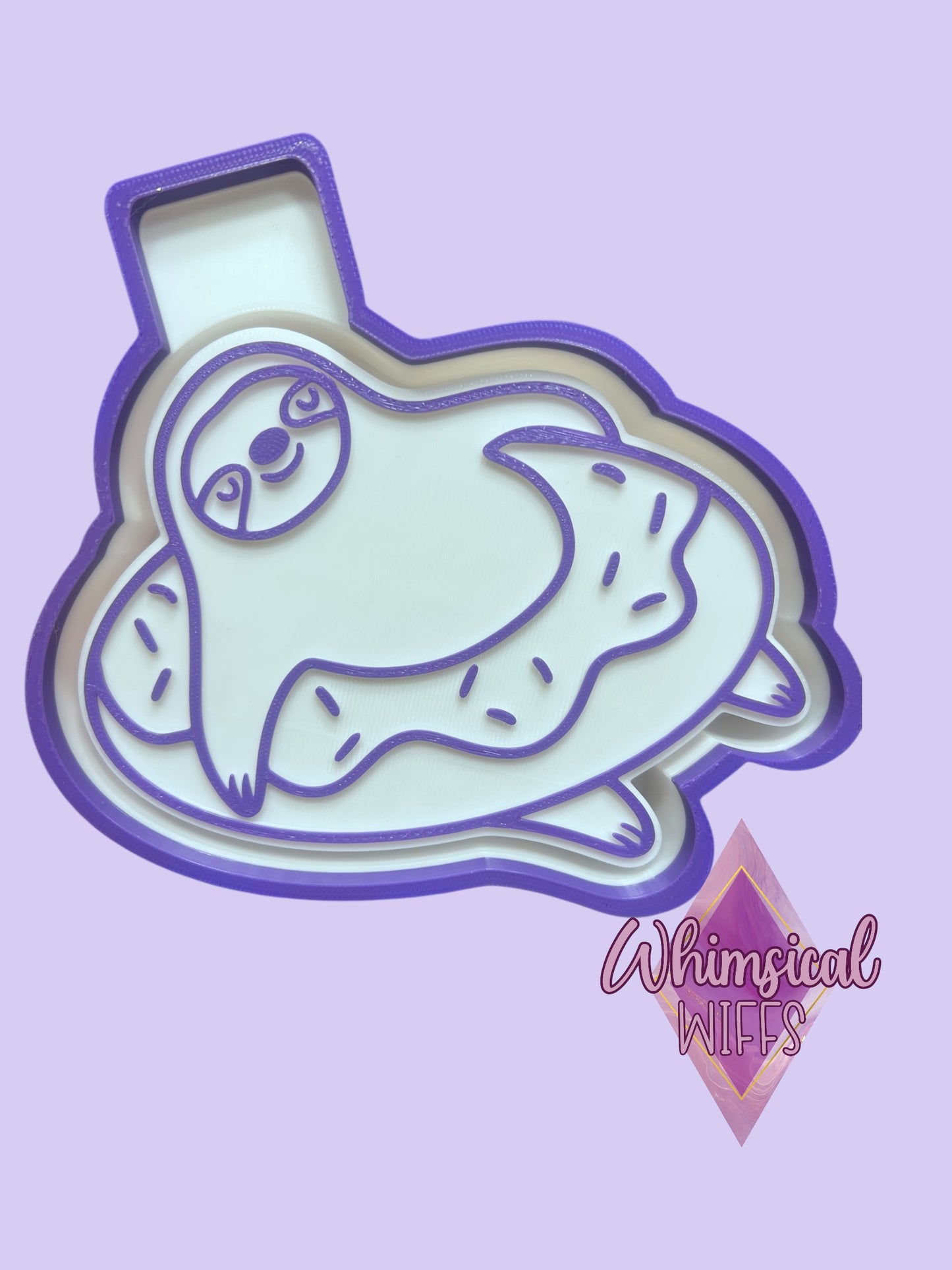 Sloth in donut floatie Mold