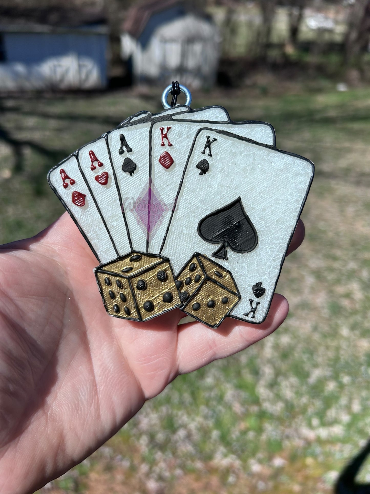 Cards with dice Freshie