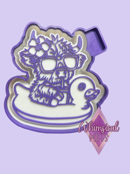 Highland on a Floatie Mold
