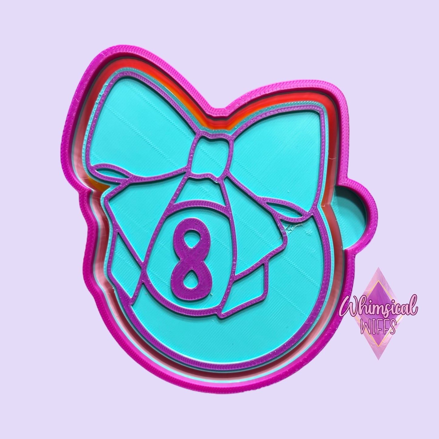 8 ball with bow