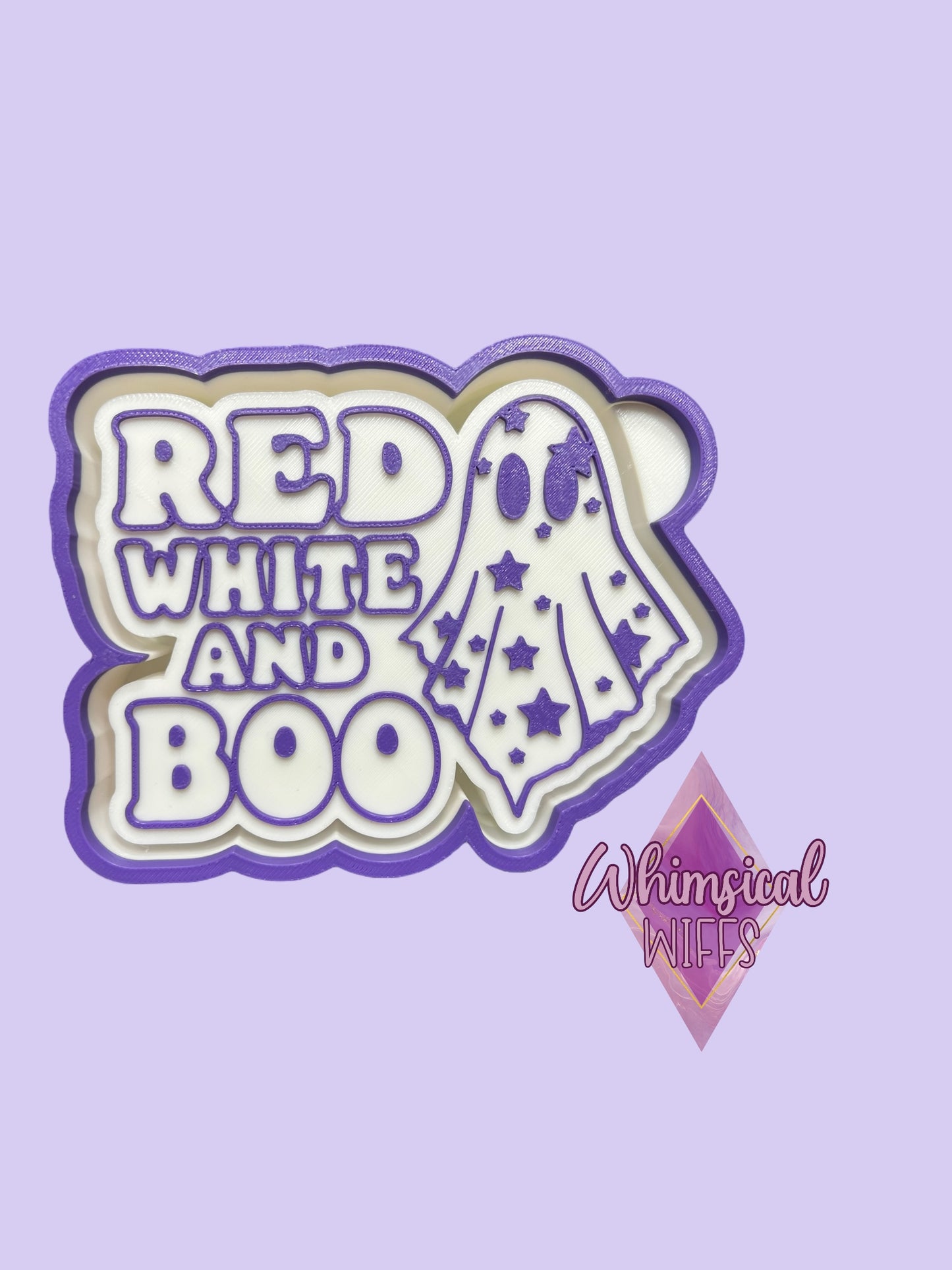 Red white and Boo Mold
