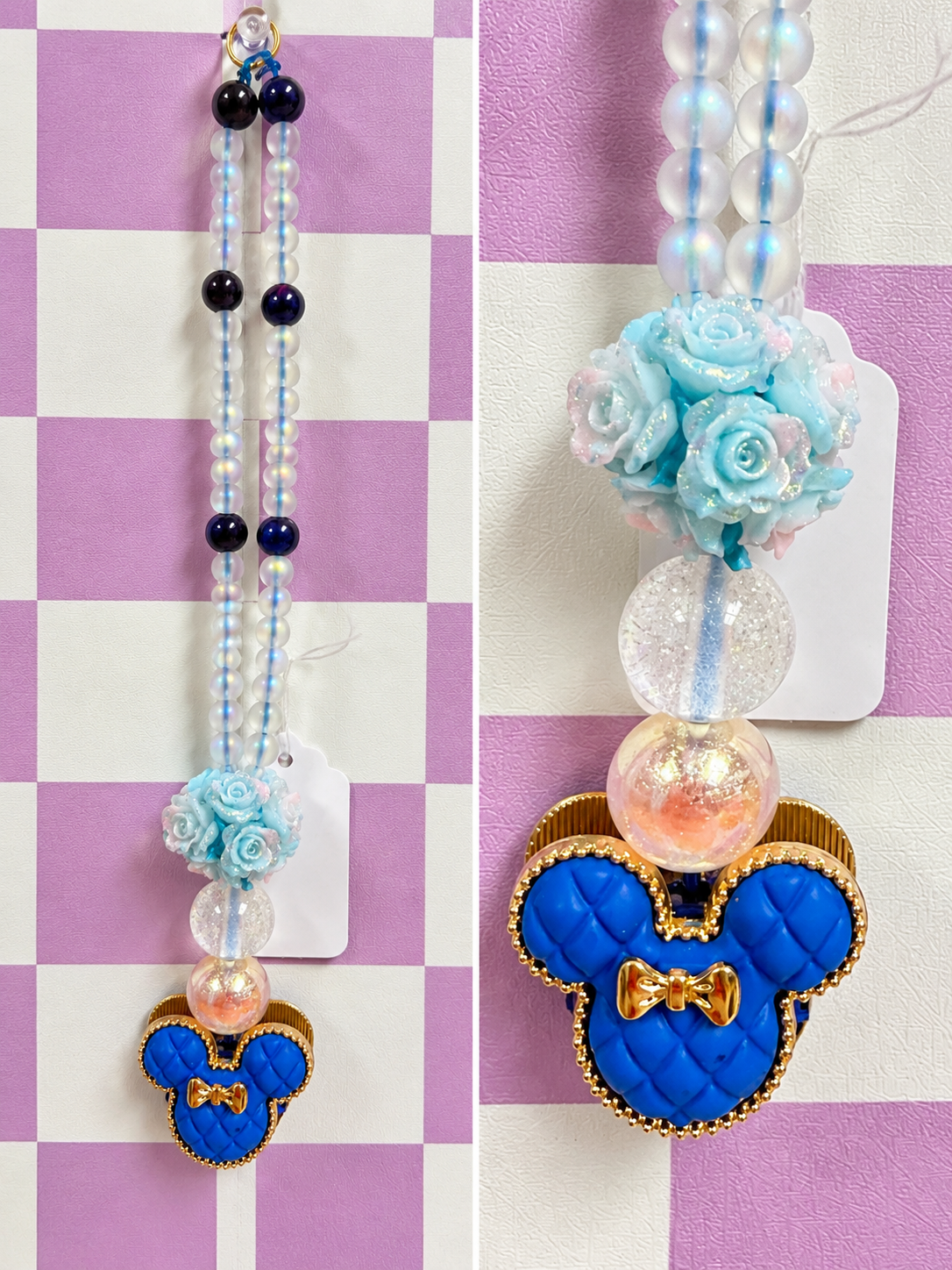 Mickey Head Car Charm