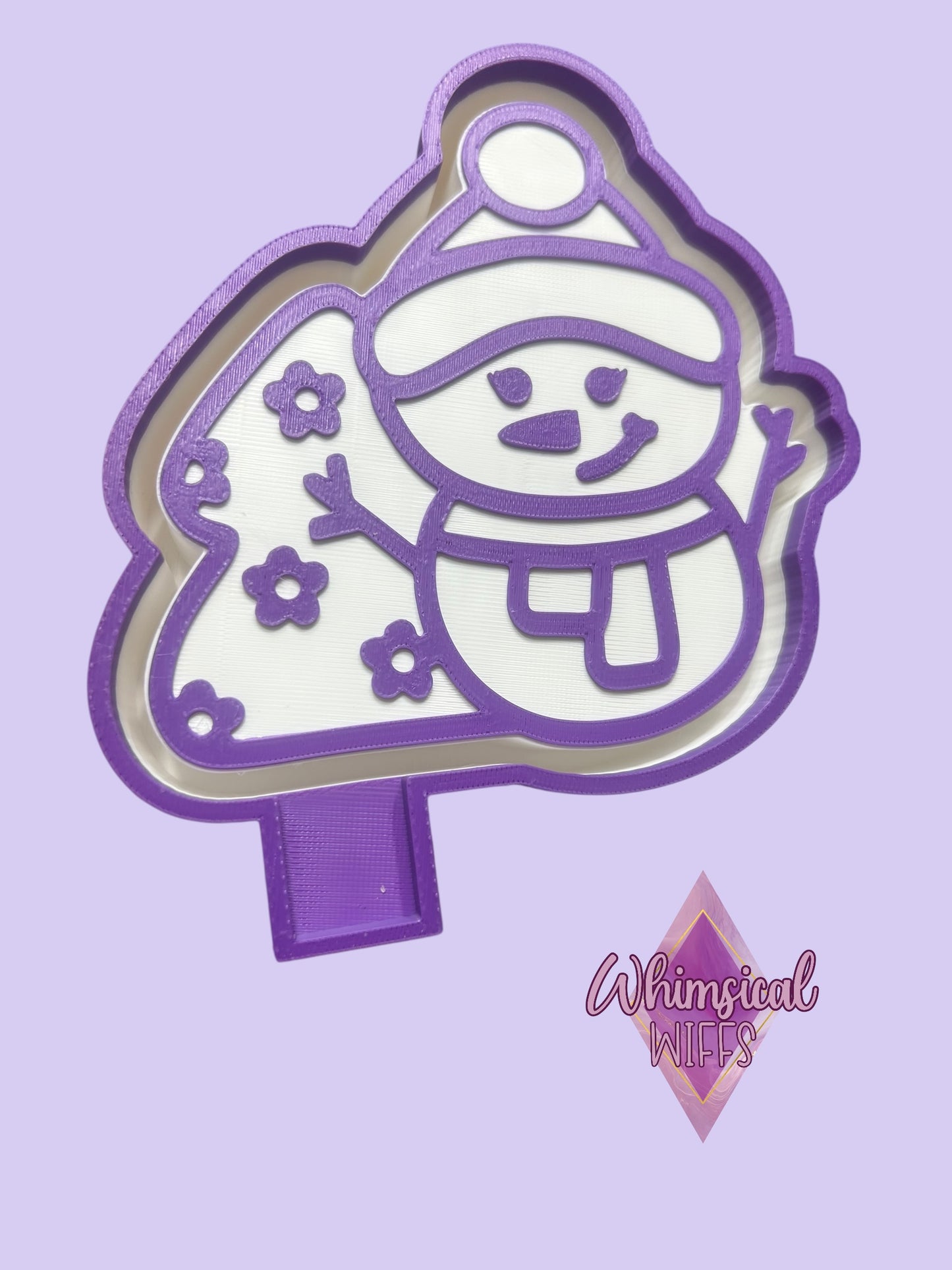 Floral Tree & Snowman Mold