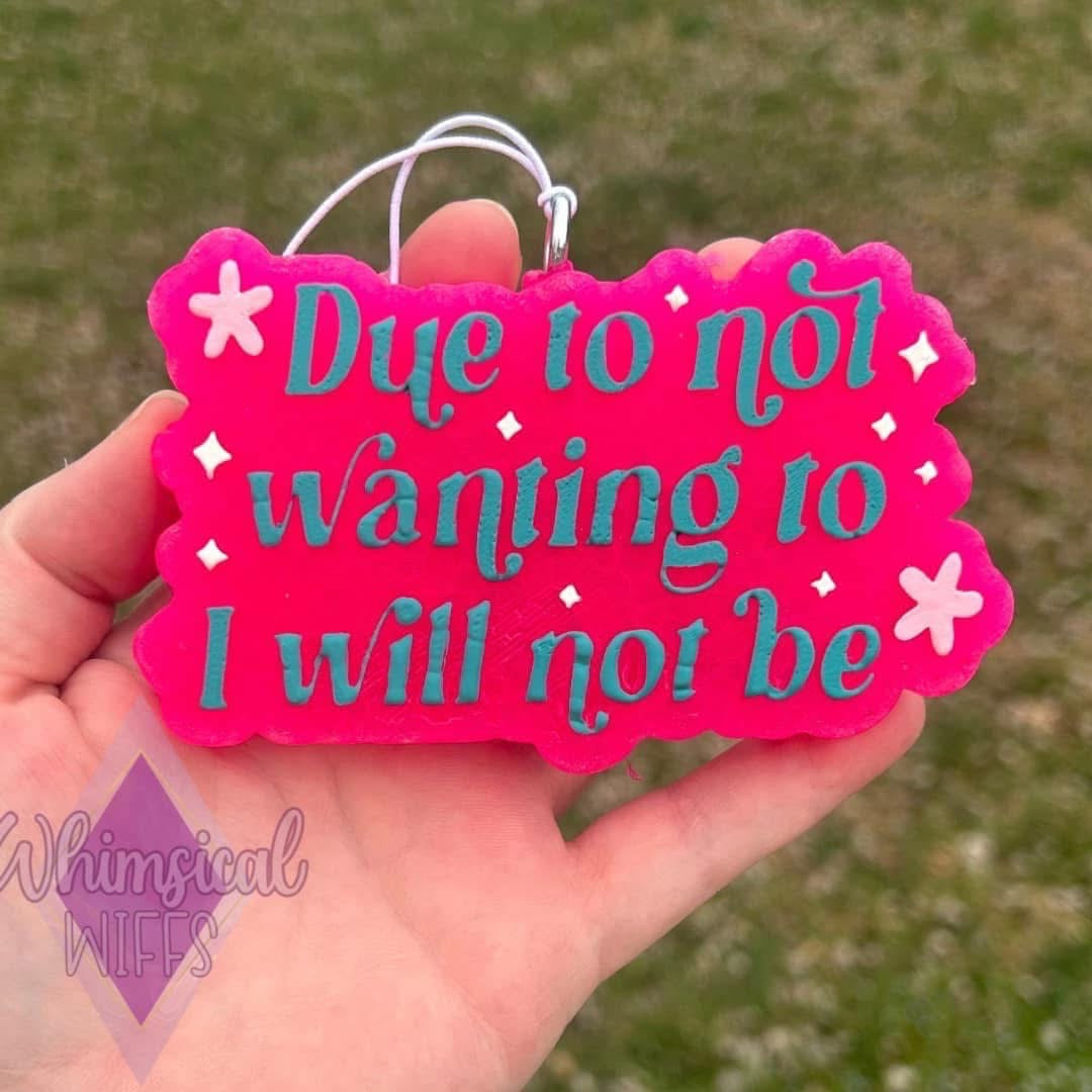 Due to not wanting to I will not be Mold