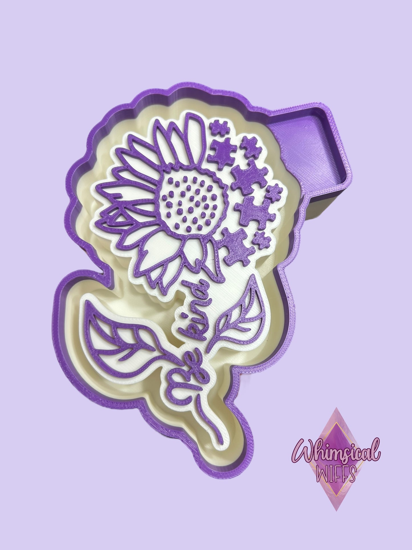 Be kind. Autism flower Mold