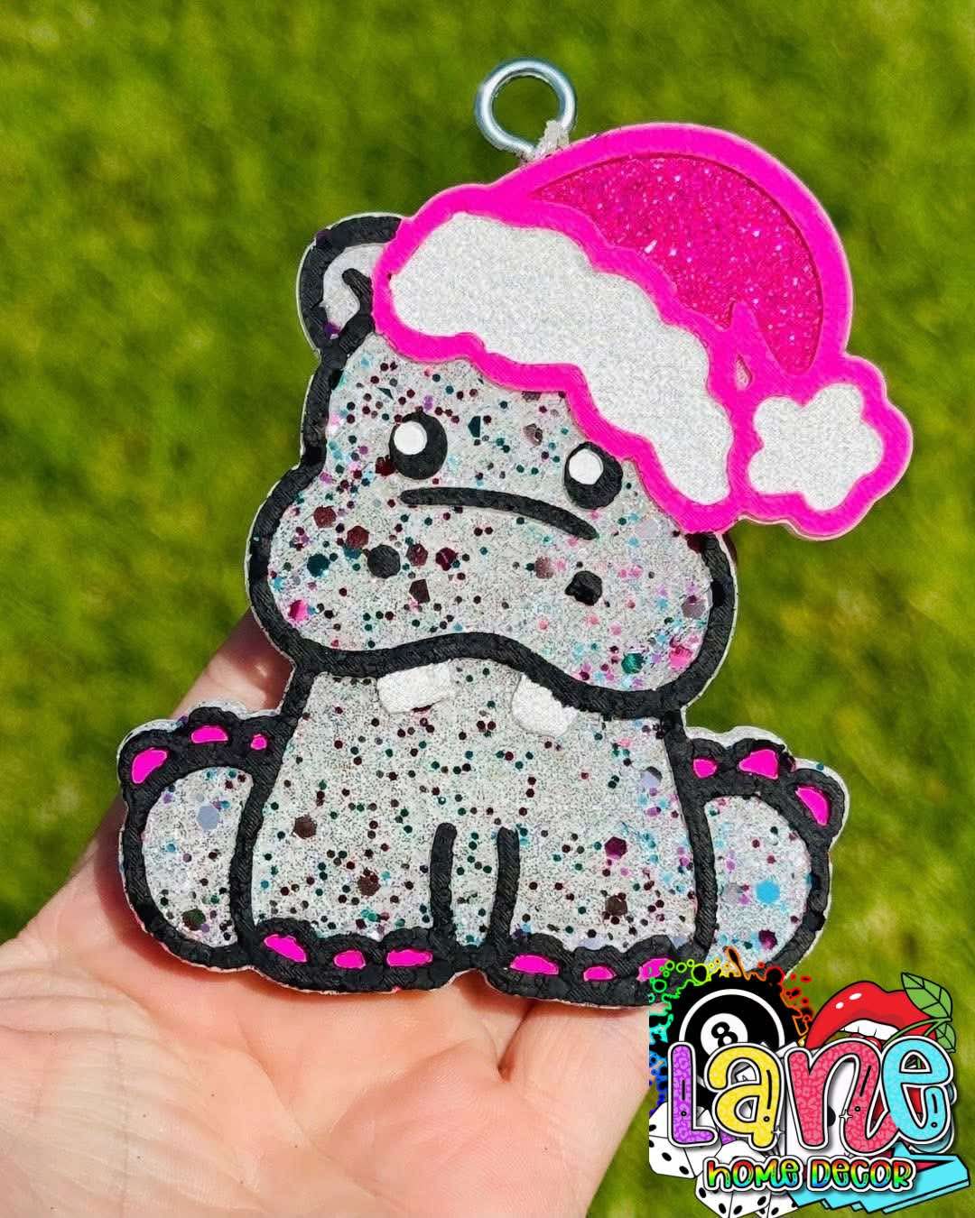 Christmas Hippo Mold