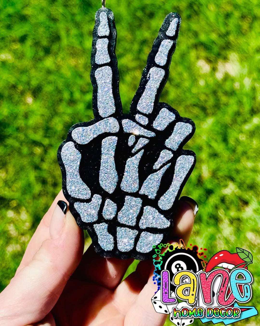 Skeleton peace sign Mold
