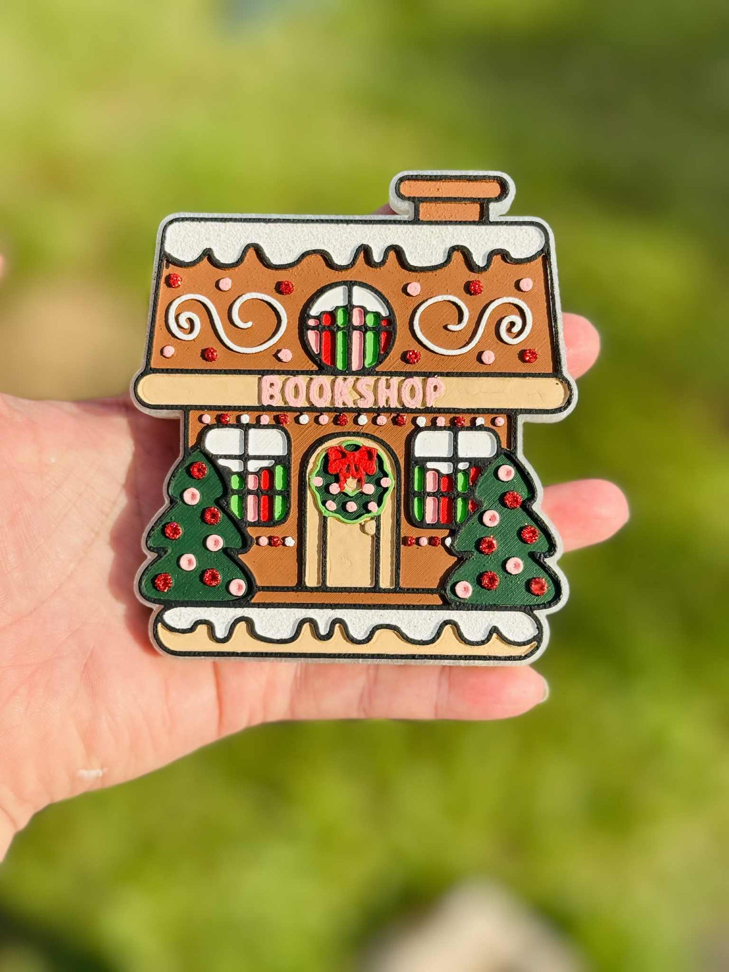 Checkerboard Gingerbread House Mold