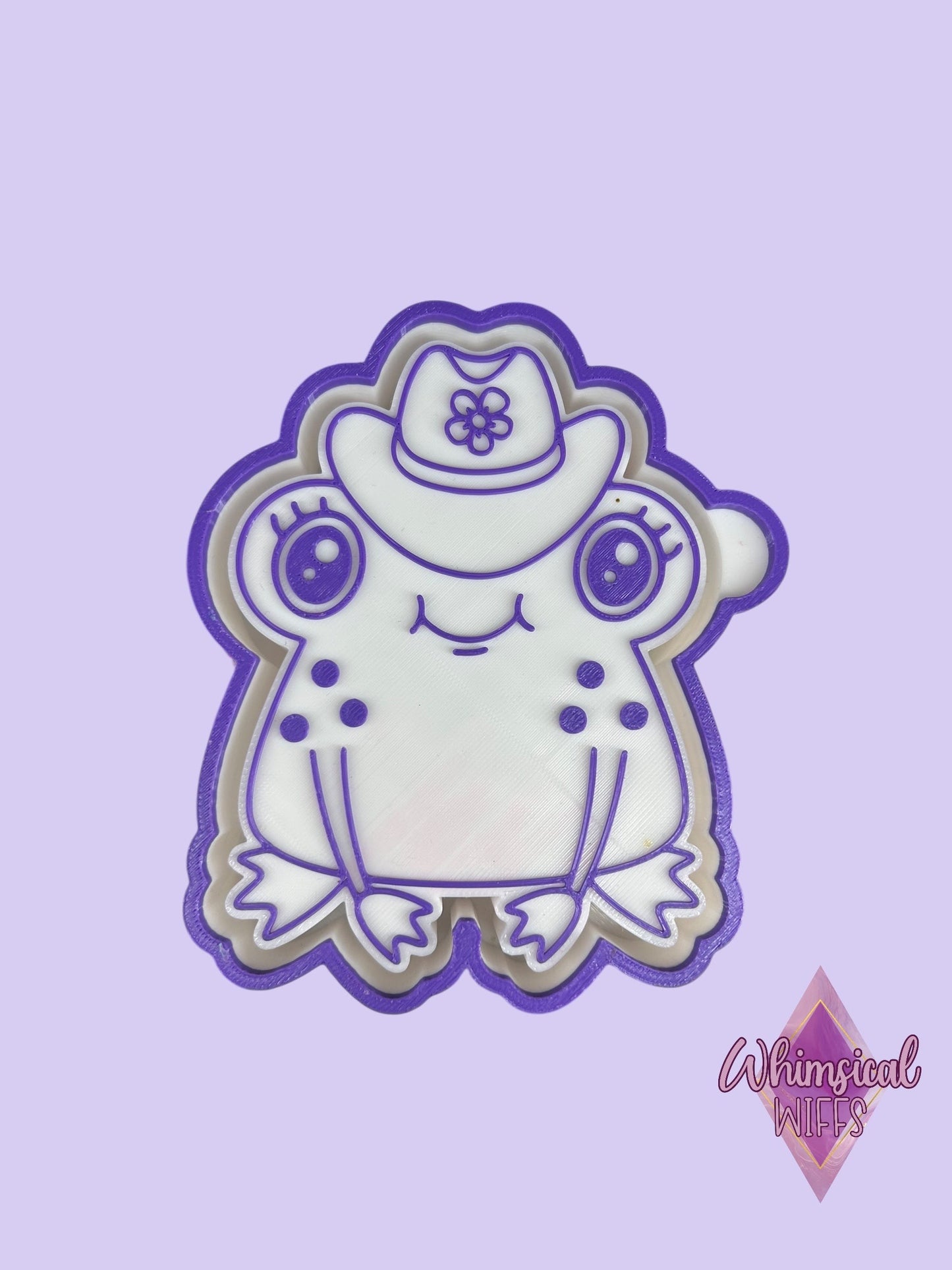 COWGIRL FROG STL/SVG FILE