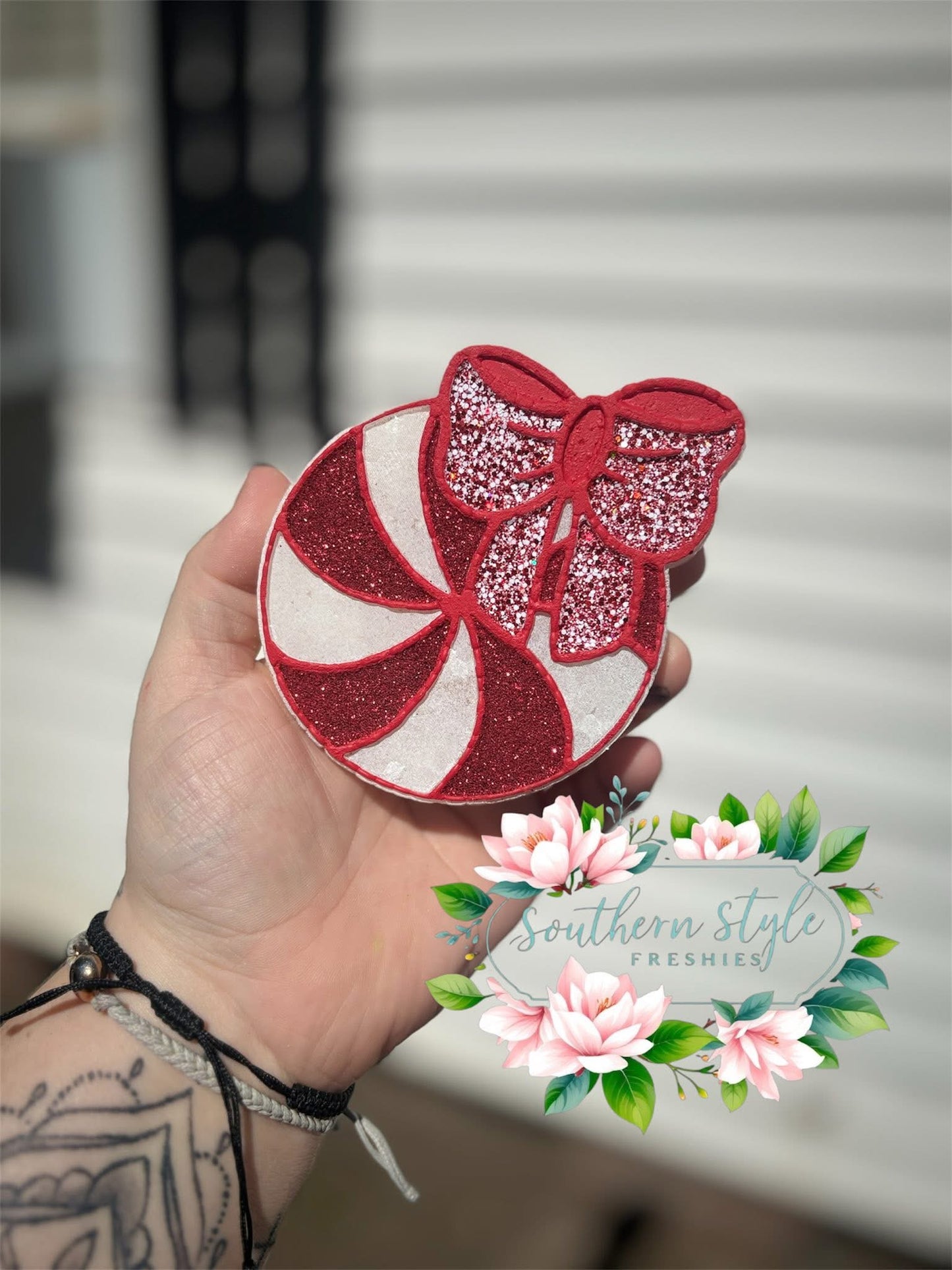 Peppermint with Bow Mold