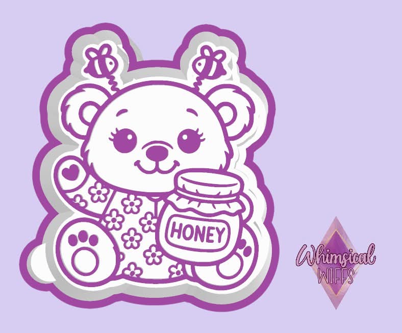Honey Bee Bear Mold