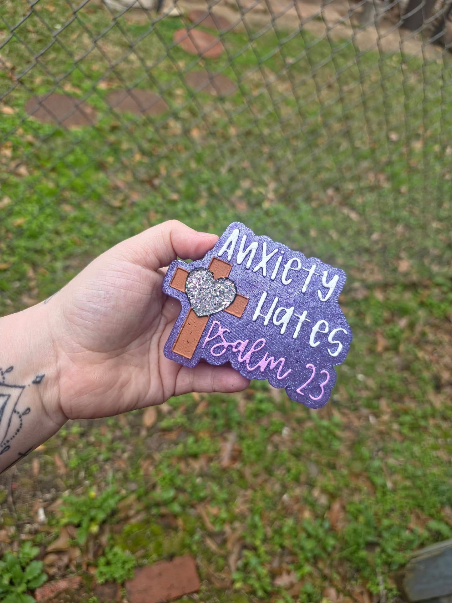 Anxiety hates Psalm 23 Mold