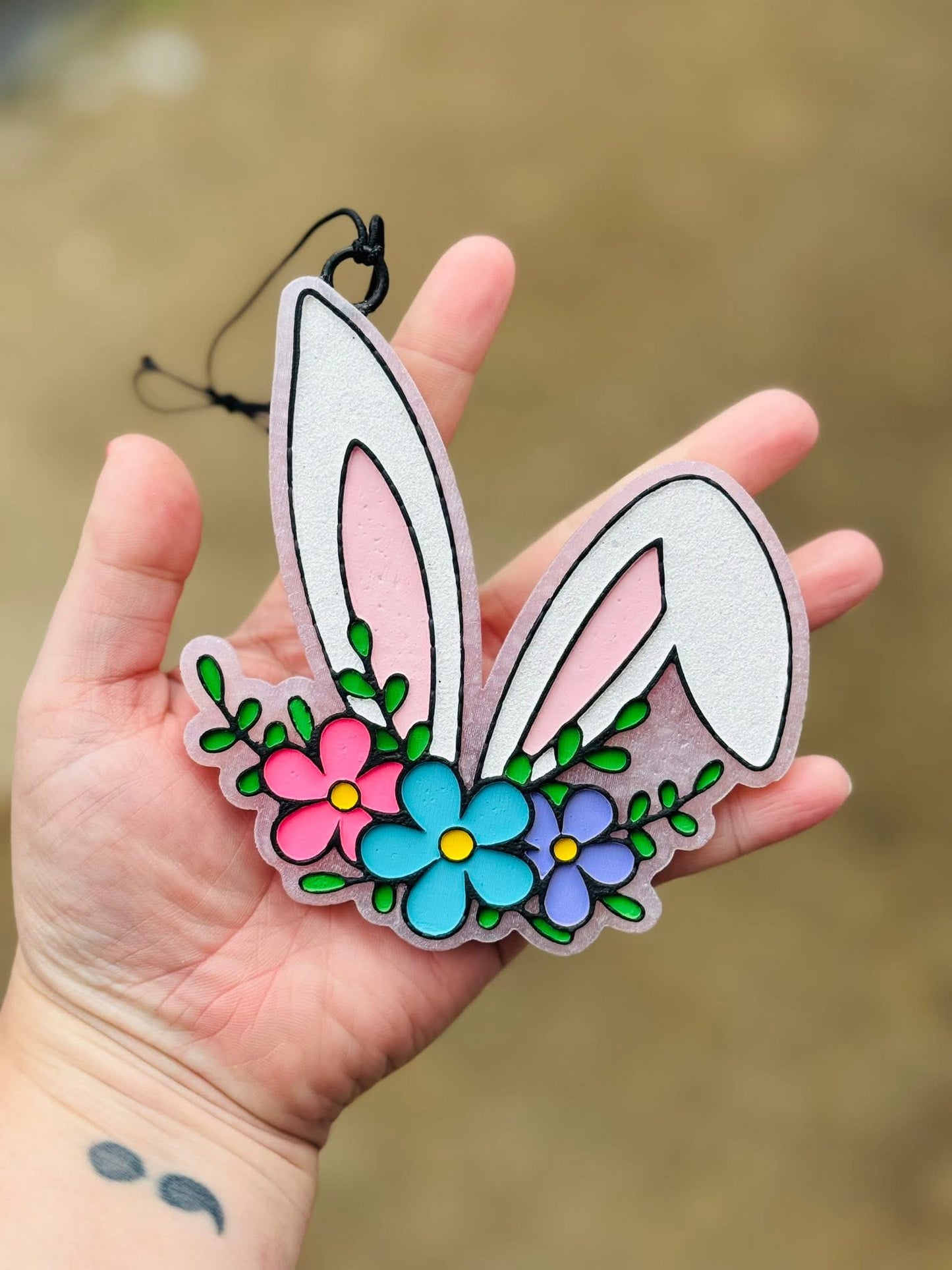 Floral Bunny Ears Mold