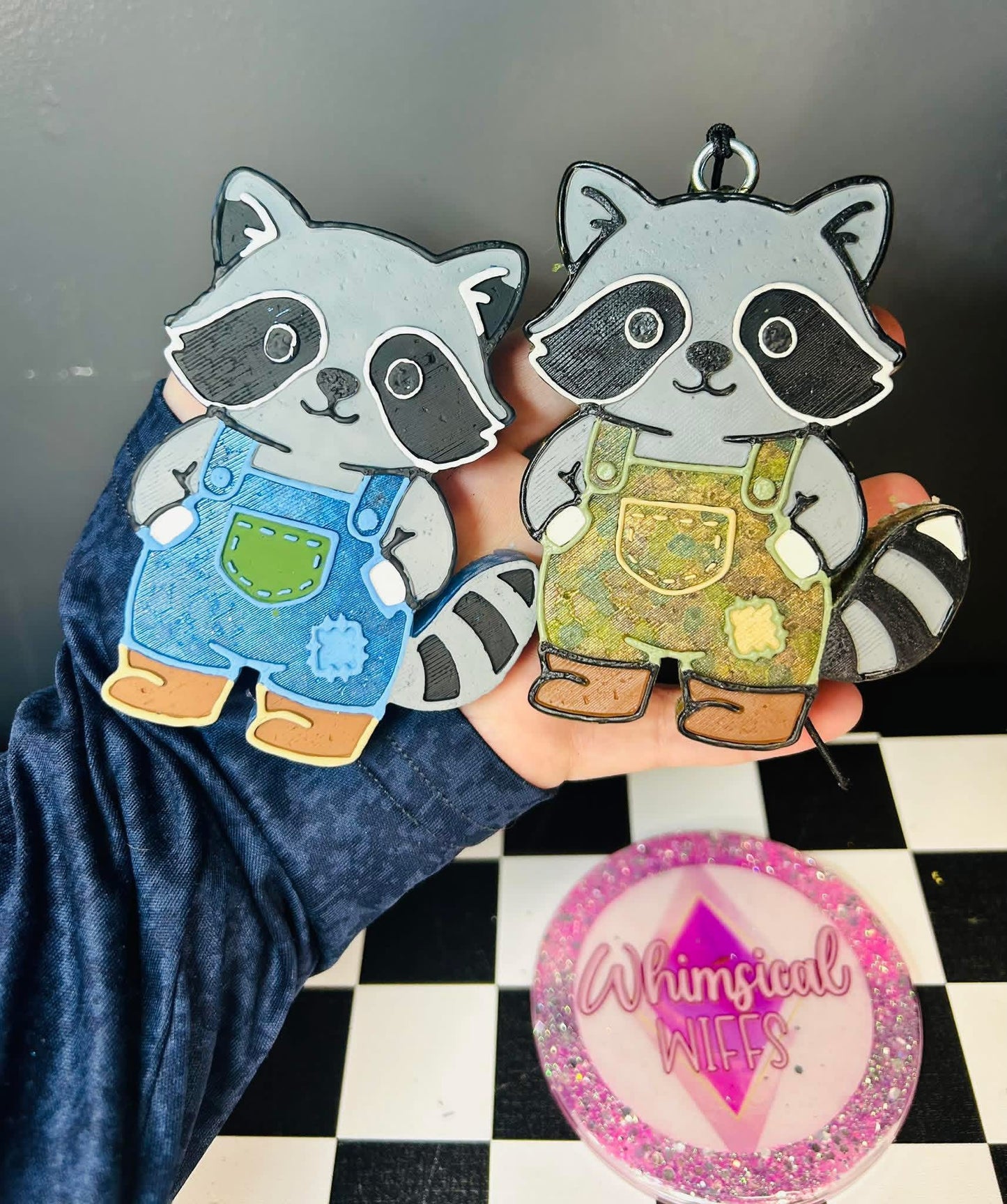Raccoon in overalls Mold
