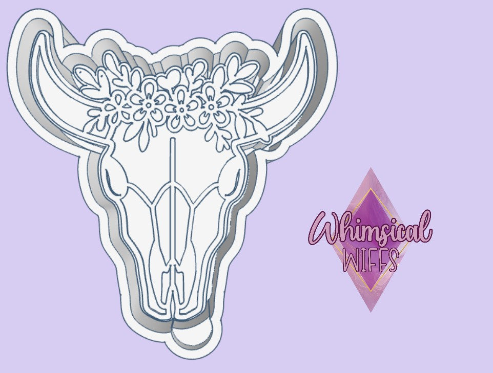 Floral Bull Mold