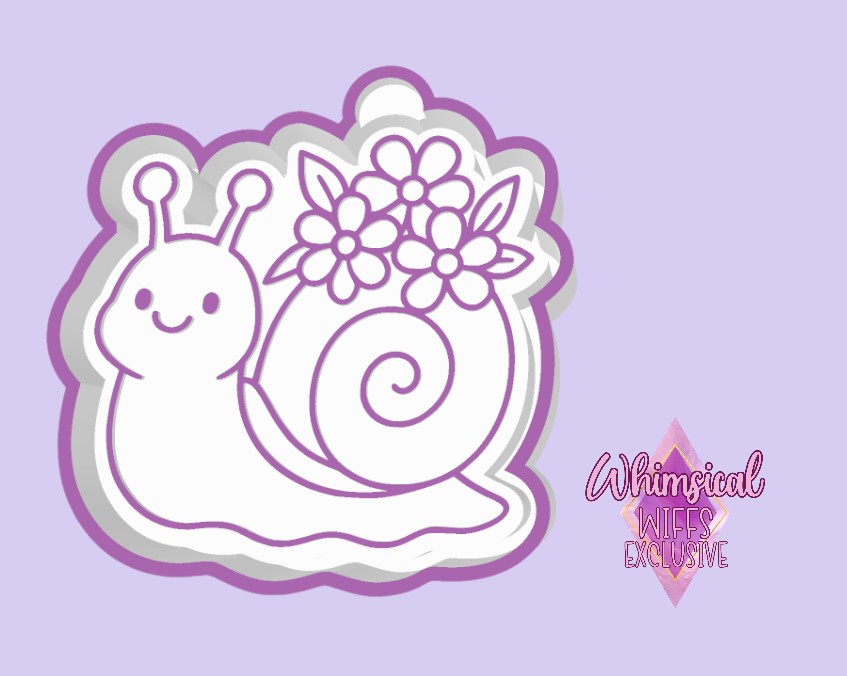 Floral Snail Mold