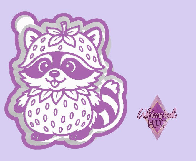 Strawberry Raccoon Mold