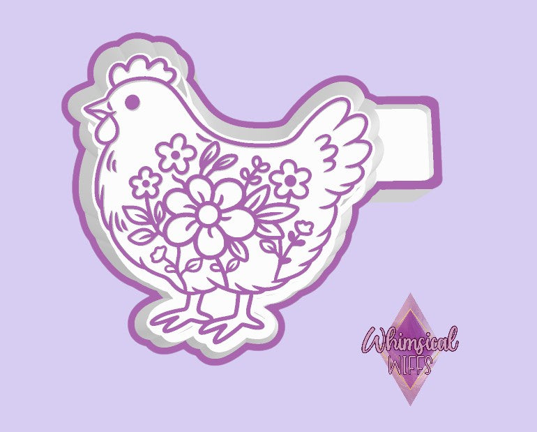 Floral Chicken Mold