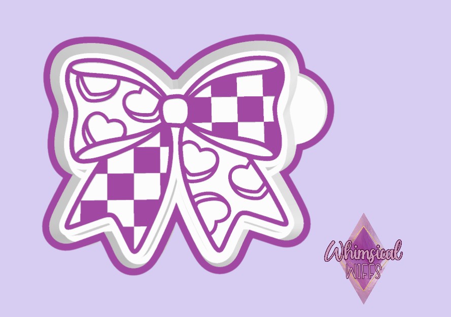 Convo Heart Bow Mold