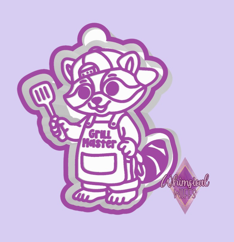 Raccoon grill master Mold