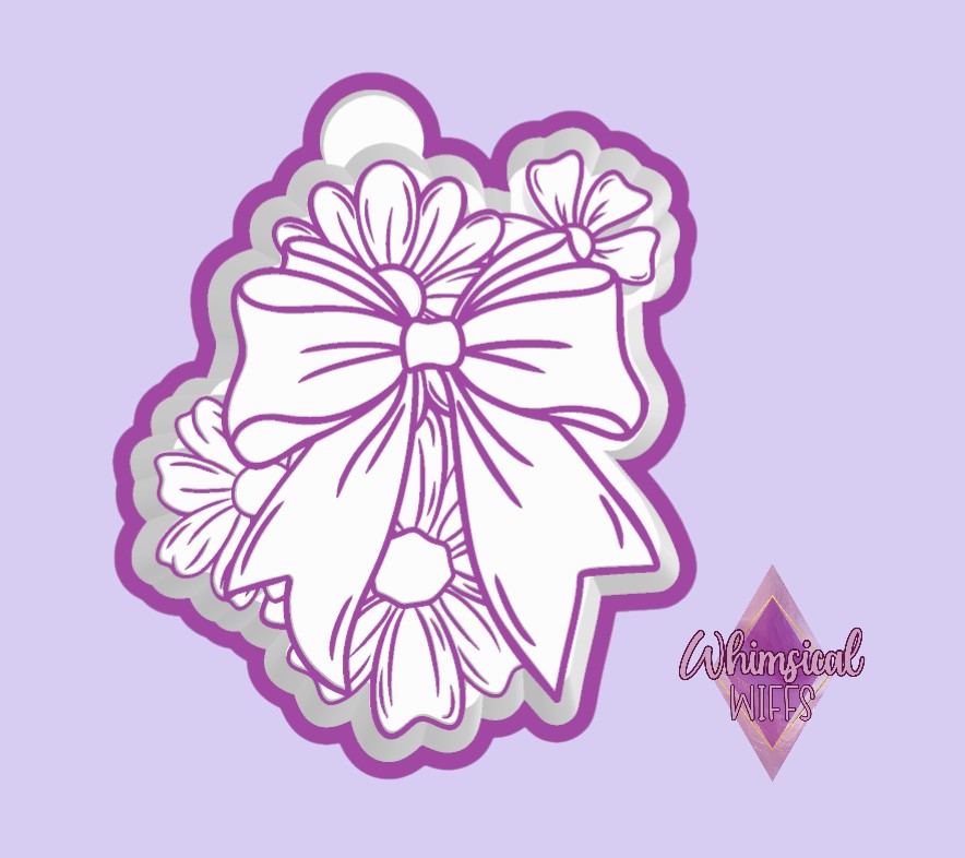 Bow with Flowers Mold